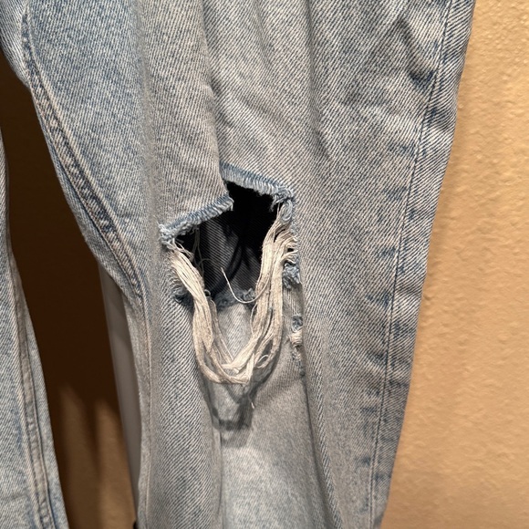 Good 90’s vintage inspired sz 16P Petite distressed relax fit straight jeans$159 - Picture 9 of 14